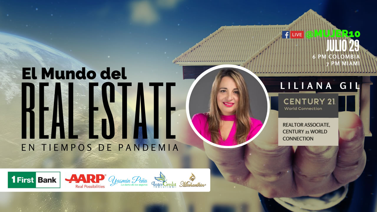 Mujer10 presenta «El Mundo del Real Estate en Tiempos de Pandemia»