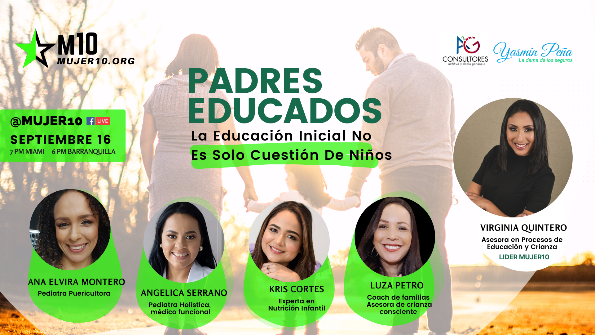 Mujer10 presenta el taller «Padres Educados» La Educación Inicial no Solo es Cuestión de Niños